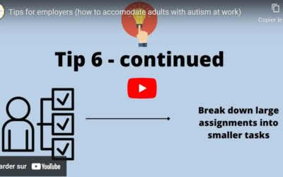 Tips for employers (how to accomodate adults with autism at work)